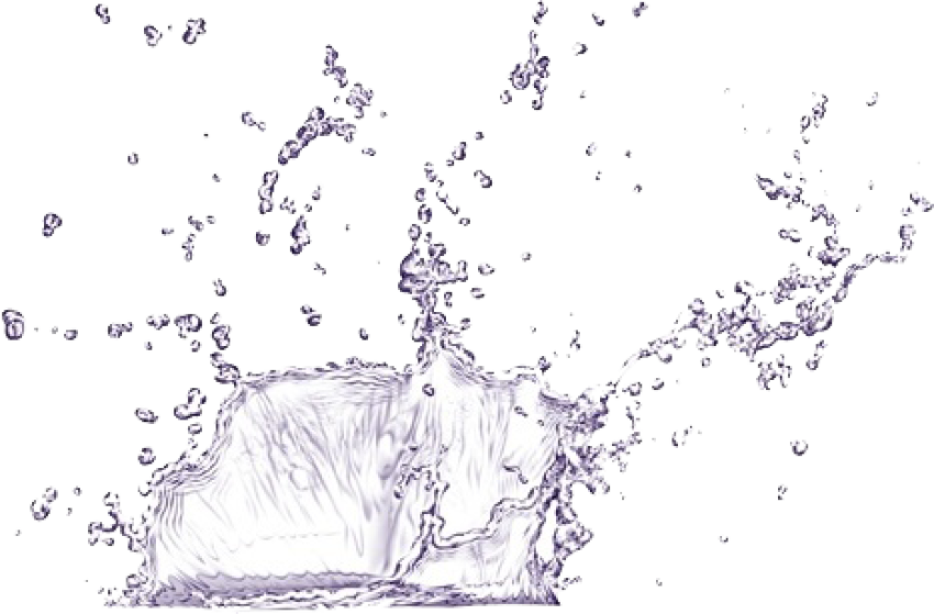 Water splash white background free png
