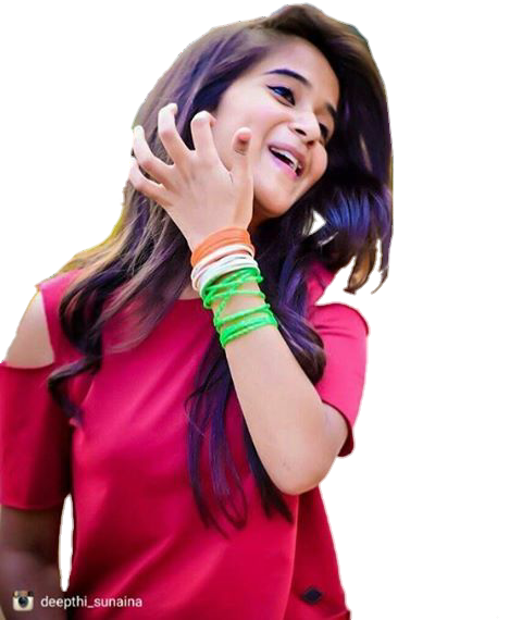 Indian girl with bangels red colour dress free png