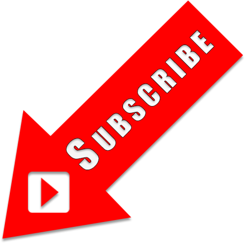 Aesthetic YouTube Subscribe PNG Arrow Free Download