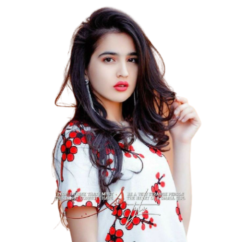Teen age stylish girl with open hairs white shirt free png