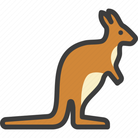 Vectorized Wallaroo Design PNG Icon