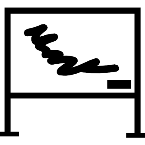 Whiteboard Silhouette PNG Outline Free Download