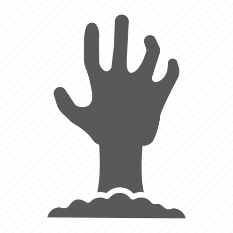 Zombie Hand PNG Drawing Free Download