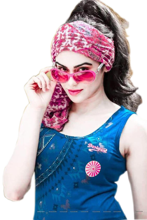 Beautiful girl in blue shirt free png