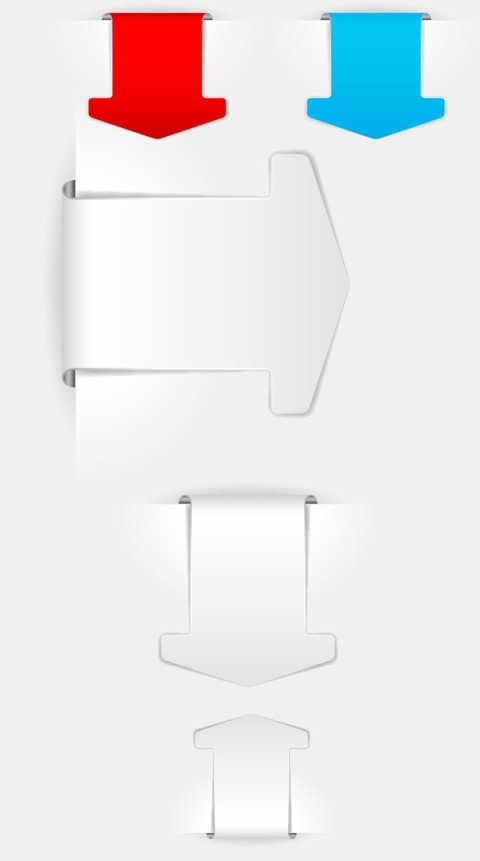 Arrow labels vactor graphic design image