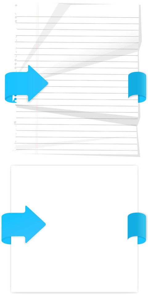 Paper banner vactor graphic design