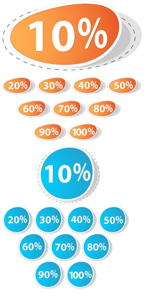 Coupons vactor graphic design images