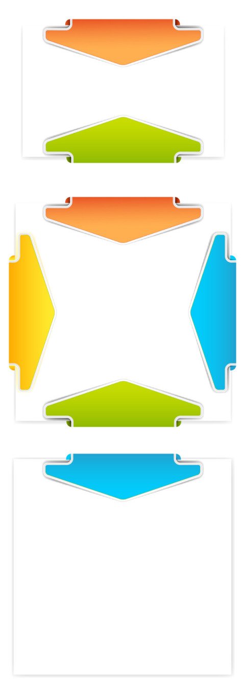 Arrow banner design vactor graphic design images