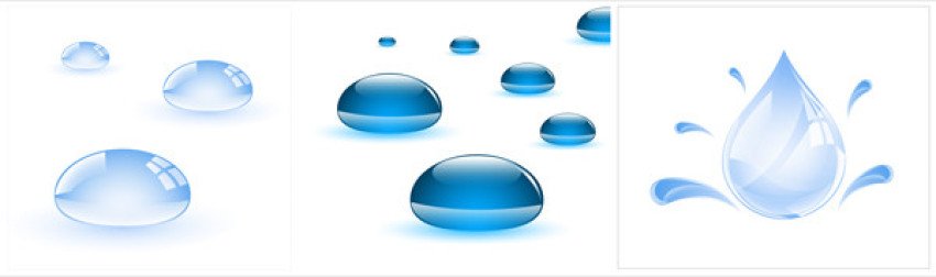 Vector drops graphic design image