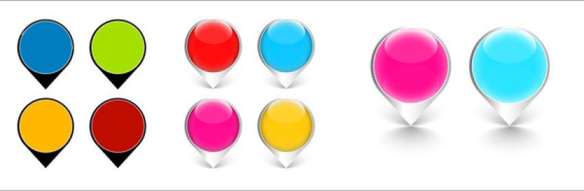 Navigation button vector graphic design images