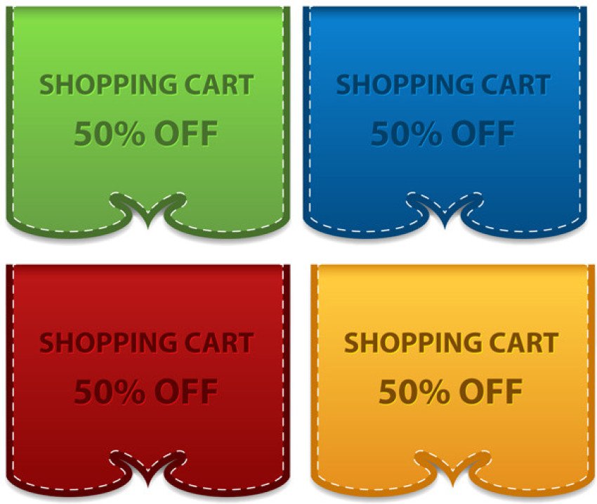 Discount paper banner vactor graphic design