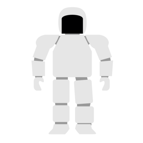 Animated Robot Asimo PNG Art Image Free Download