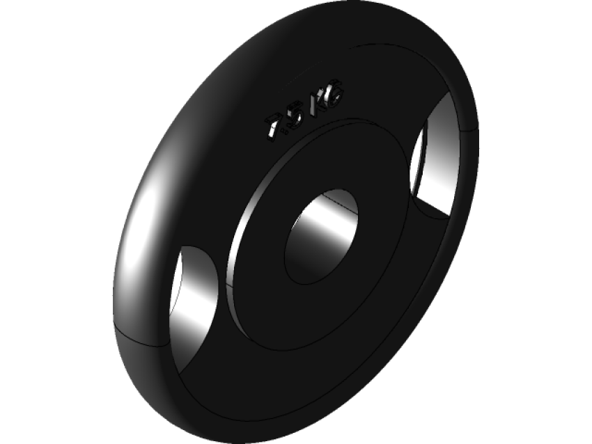 PSD & Svg Weight Plate PNG Design