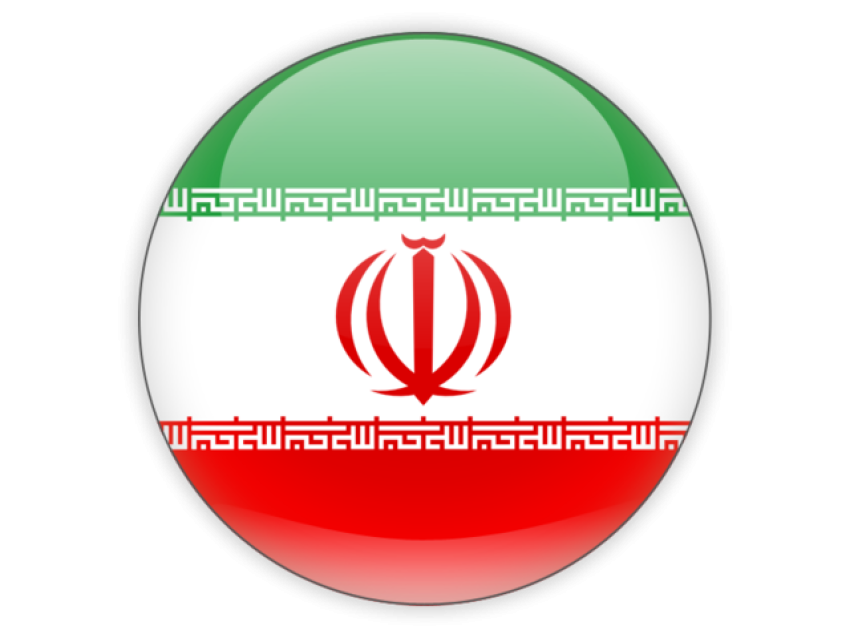Iran Flag PNG Circle Batch Free Download