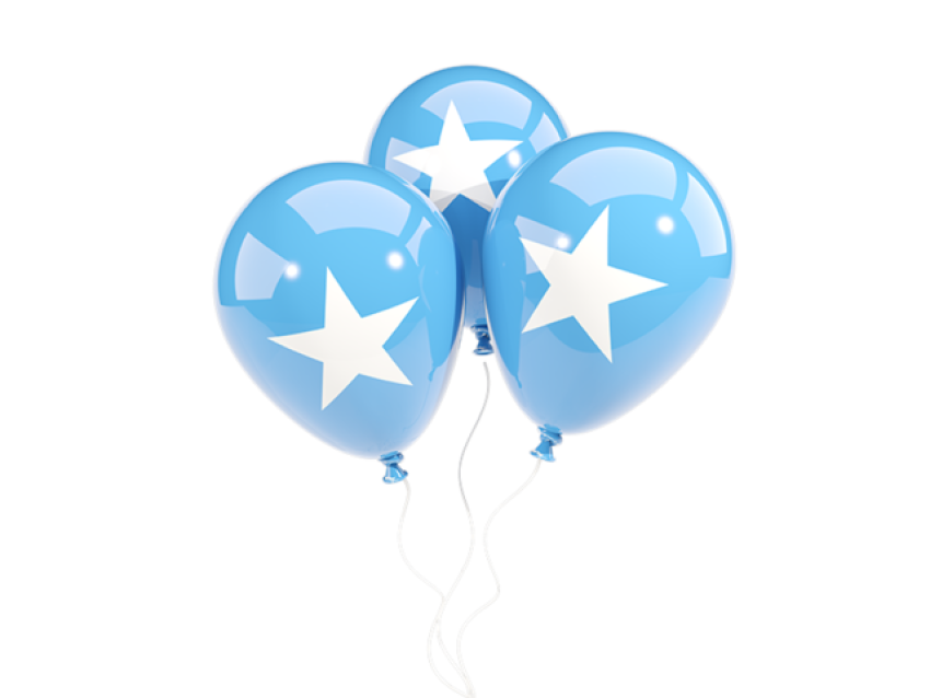 Download Free Somalia Flag PNG Balloon Image