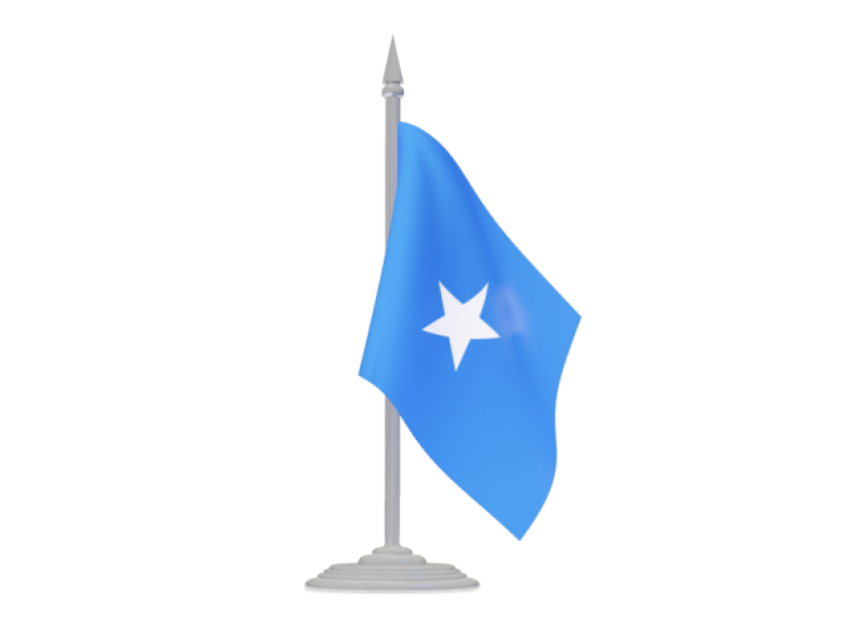 Small Somalia Flag PNG Image on Transparent Background Image