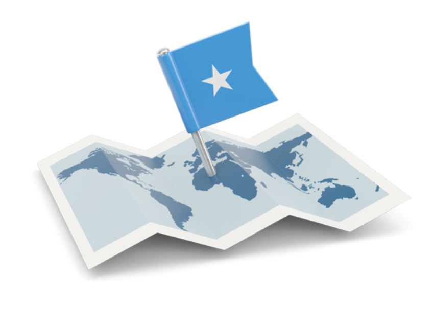 Illustration Somalia Flag PNG Image Free download