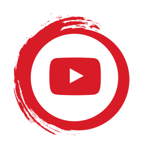 Youtube Logo PNG Paint Art Image