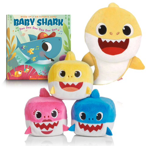Kids Toy On Baby Shark PNG Image