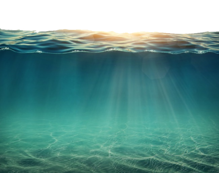 Under Water on Sea PNG Free Photo
