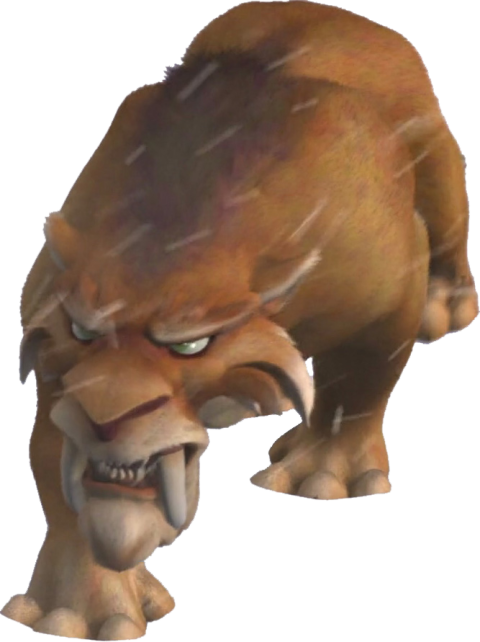 Ice Age Diego Cartoon Image PNGs Free
