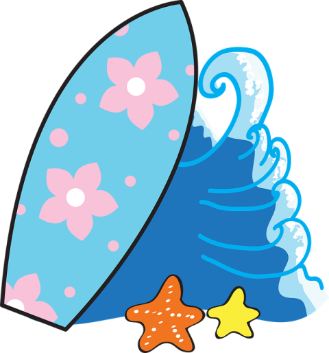 Surfboard PNG Drawing Image Free Download