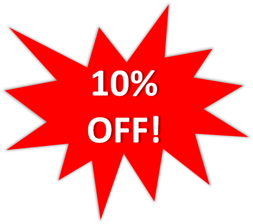 Red Discount tag On  PNG Free Sownload