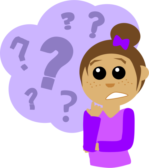 Creative Character On Thinking Woman PNG Art Work