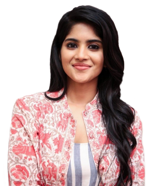 Beautiful girl with eyes kajol in pink and grey dress free png