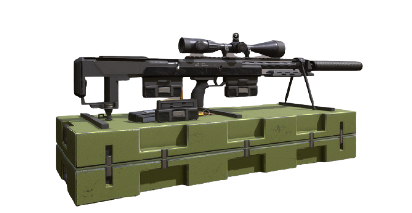 Gun sniper with box png free download