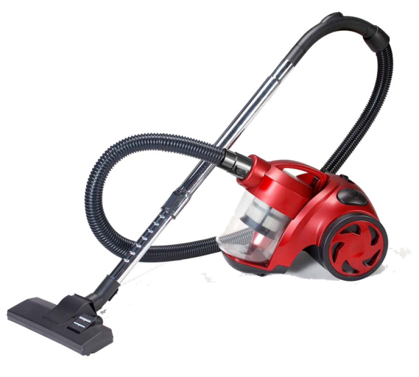 Red Mini Vacuum Cleaner PNG On Transoarent Image