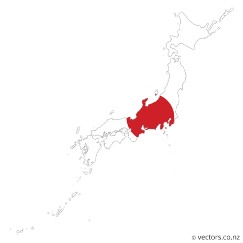 Japan Natonal Map PNG Image Free Download