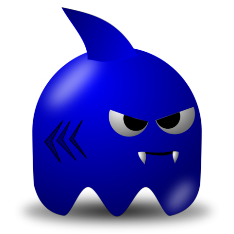 Angry Blue Baby Shark PNG Toy Free Download