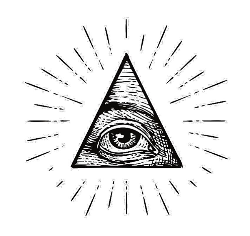 Illuminati Svg PNG Dxf, freemasonry Icon