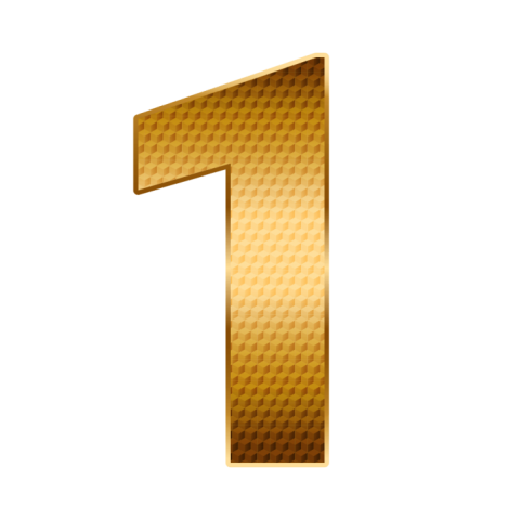Clipart 1 Number PNG Picture Free Download