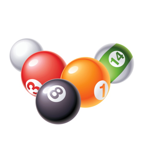 Pool Billiard 5 Ball PNG Picture On Transparent Free Download