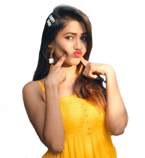 Beautiful cute girl dimple stye photo free png