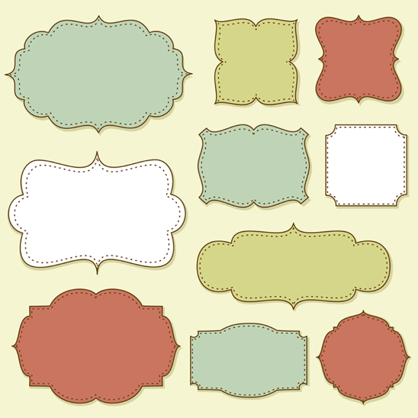 Png frame box frame design png free