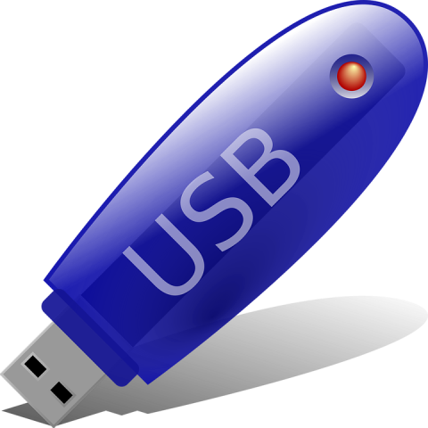 Blue Usb Flash PNG Drives Free Download