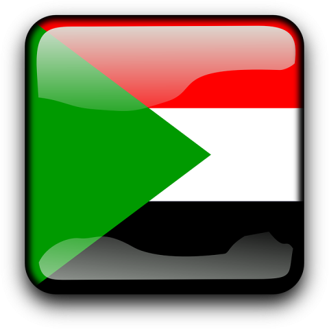 Round Sudan Flag PNG Icon Free Download