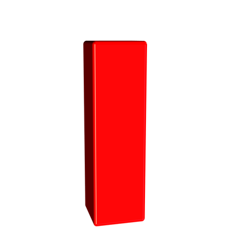 Red Stock I Letter PNG Image Free Background