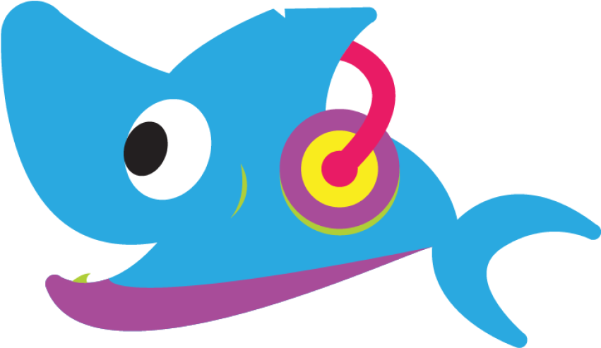 Topper Baby Shark PNG Art Free Download