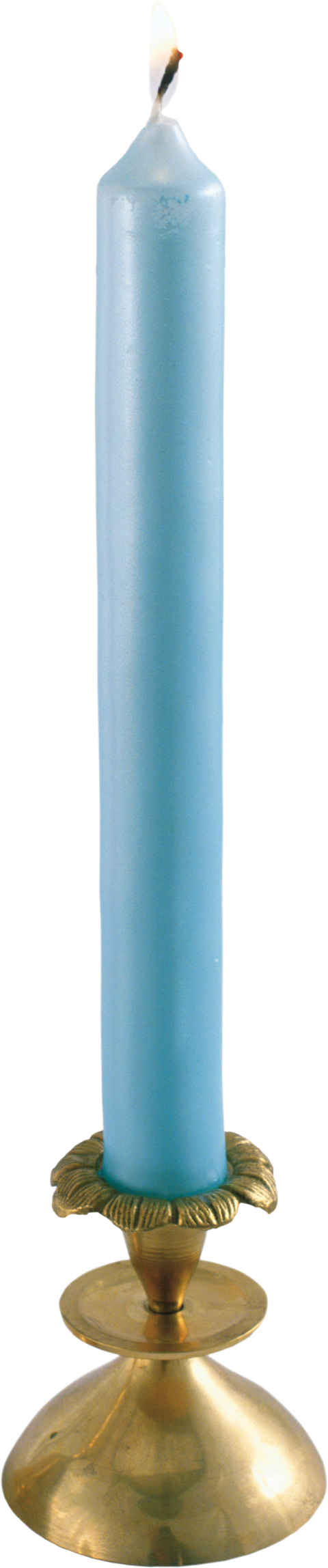 Blue Candles On Clipart PNG Free Photo