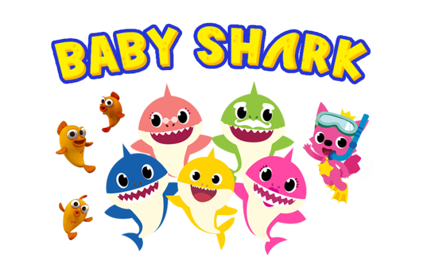 Cartoon on Baby Shark PNG Stock Image Download