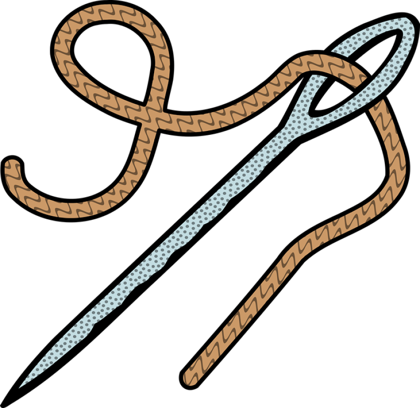 Sewing Needle Thread PNG Drawing Free Download