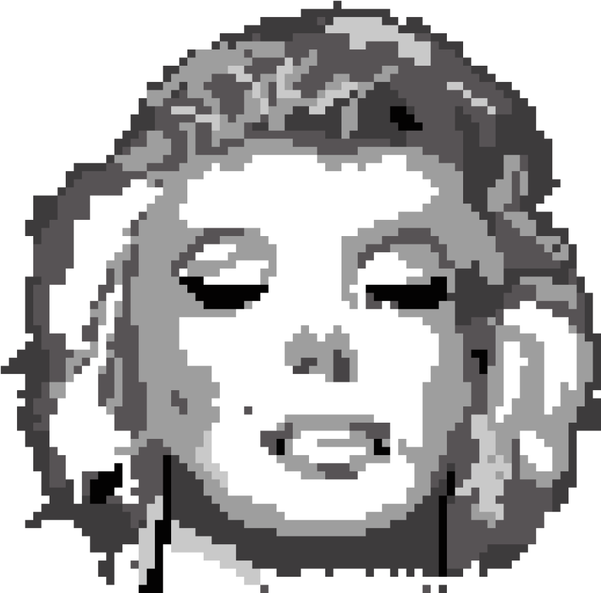 Pin Up Marilyn Monroe PNG Skitch Pinting Free Download