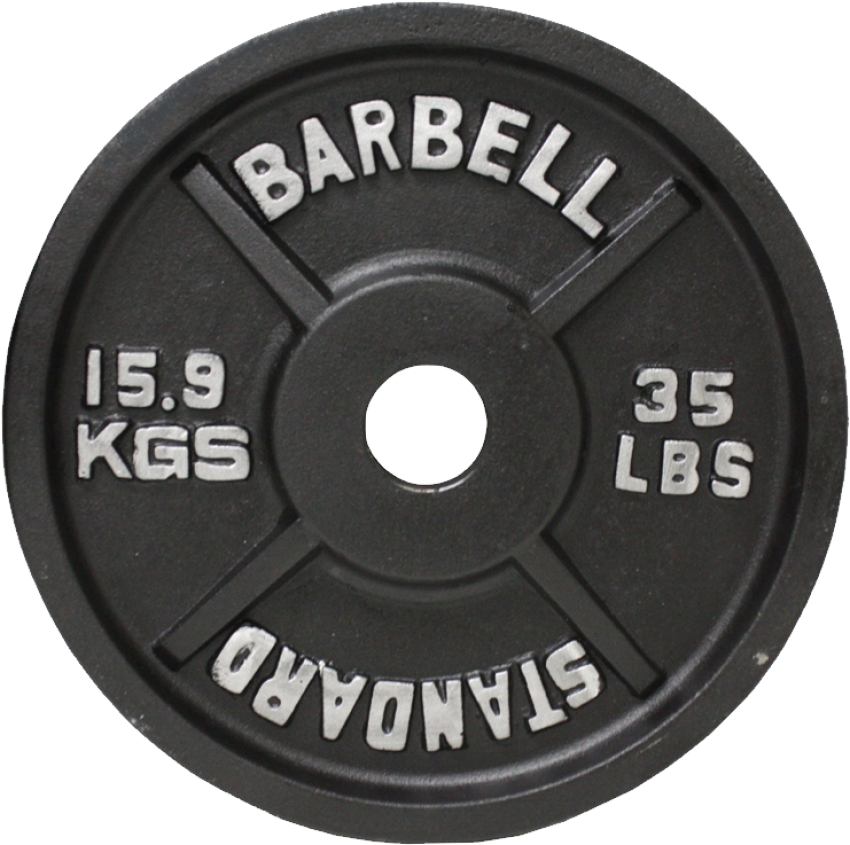 15kg Weight Plate PNG Image on Transparent
