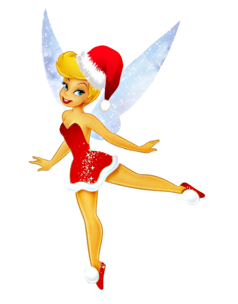 Santa Tinkerbell Peter Pan PNG Image Free Download