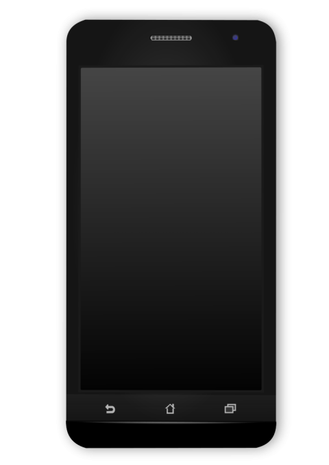 Isolated Black Phone PNG wallpaper Free Download
