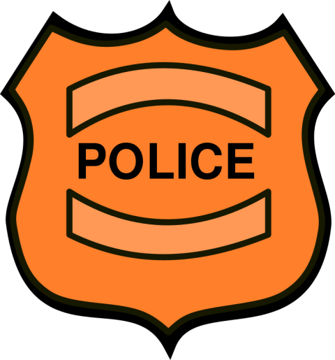 Vector Clipart Police Badge PNG Sticker Free Download